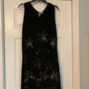 Island Beach sundress with ties in the back size L/XL